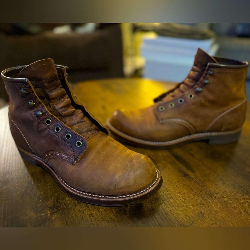 Red Wing 3343 Blacksmith Copper Rough and Tough Great Condition 8.5